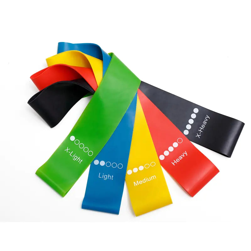 Natural Latex Resistance Bands for Fitness & Yoga – Home Workout Gear