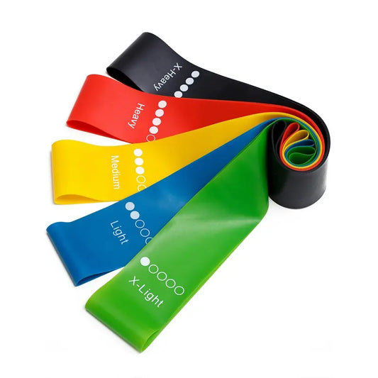 Natural Latex Resistance Bands for Fitness & Yoga – Home Workout Gear