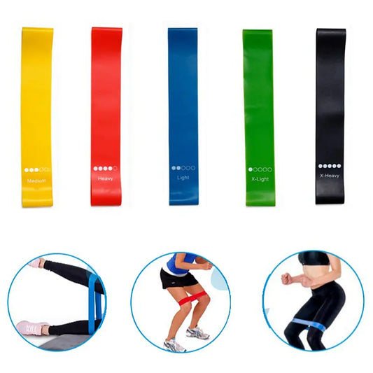 Natural Latex Resistance Bands for Fitness & Yoga – Home Workout Gear